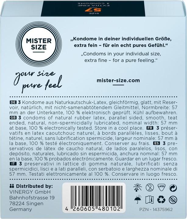 Actual product image Mister Size 57 (10 pcs.)