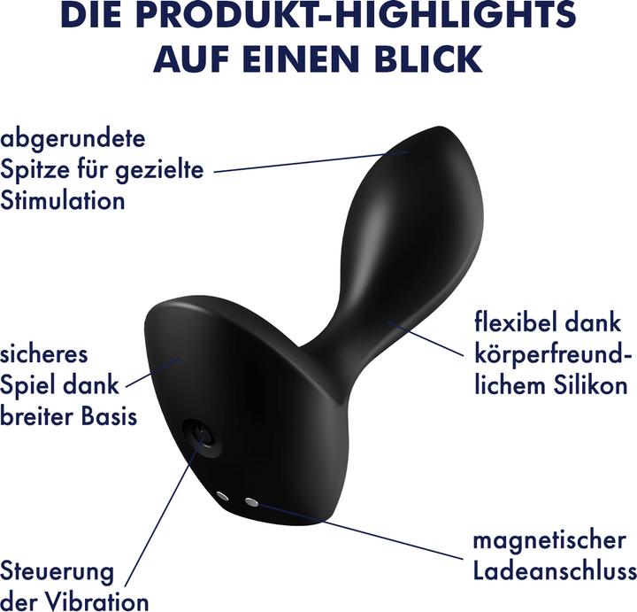Actual product image Satisfyer Backdoor Lover Plug Vibrator
