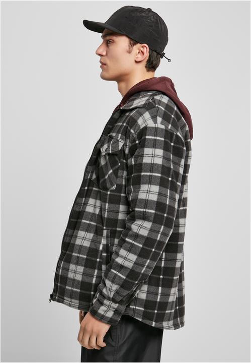 Actual product image Urban Classics Plaid Teddy Lined Shirt Jacket (5XL)