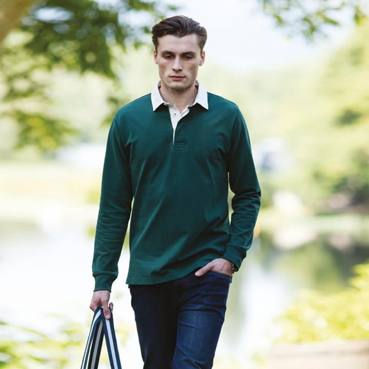 Image du produit Front Row Premium Longsleeve RugbyShirt Polo à manches longues (XXL)