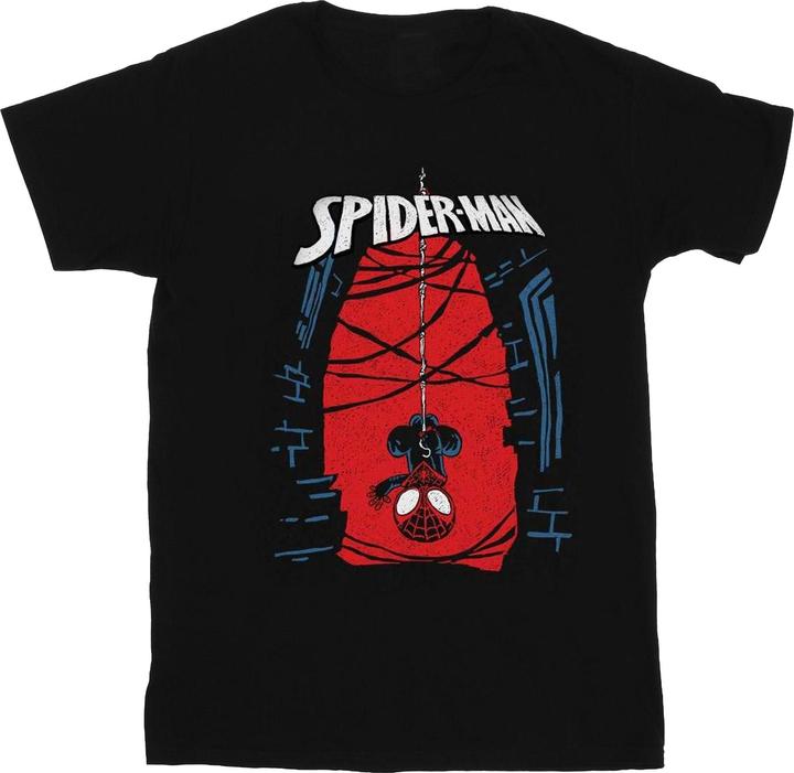 SpiderMan Hanging Sketch TShirt Mädchen