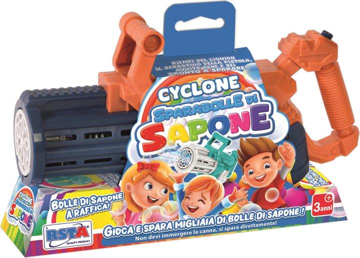 Actual product image Rs Toys Pistola Cyclone Sparabolle Sapone 56 ml