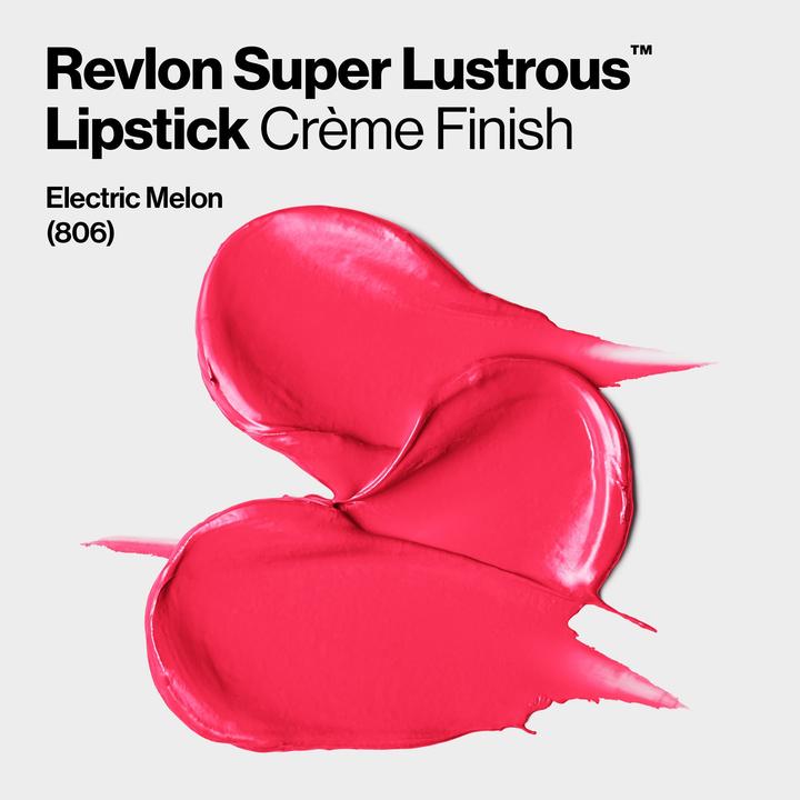 Actual product image Revlon Super Lustrous Lipstick ELECTRIC MELON (806 Electric Melon)
