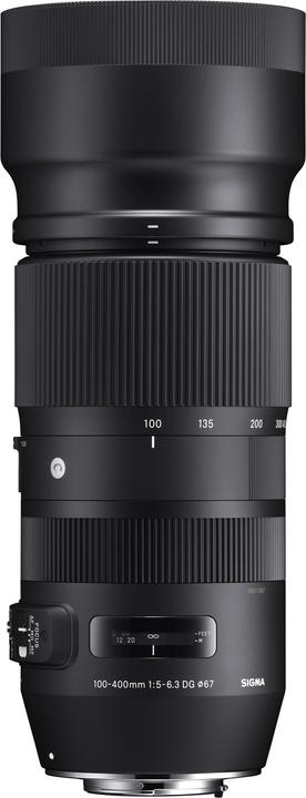 Sigma 100-400mm F5.0-6.3 DG OS HSM (C), Canon EF (Canon EF-S, Canon EF, APS-C / DX, Plein format)