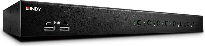 Immagine prodotto Lindy DVI-I collegamento singolo, USB 2.0 Audio KVM Switch Pro 8 porte