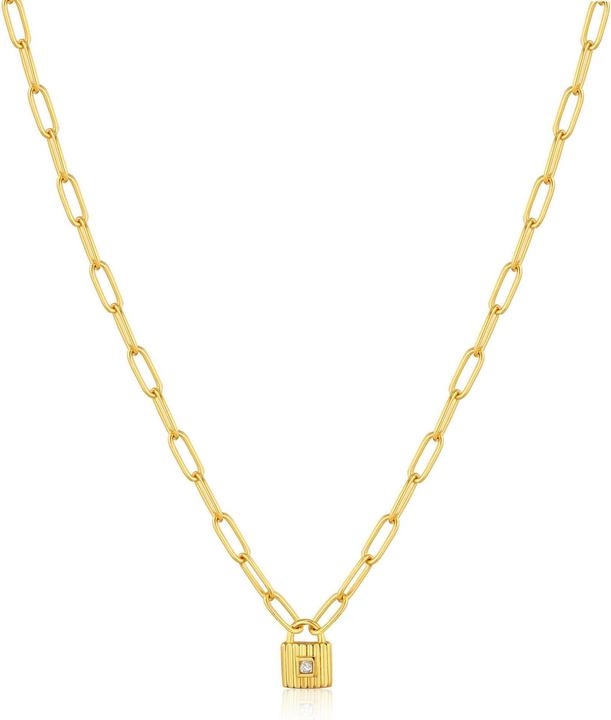 Image du produit Ania Haie Collier Chunky Padlock en or (Argent 925, 40 cm)