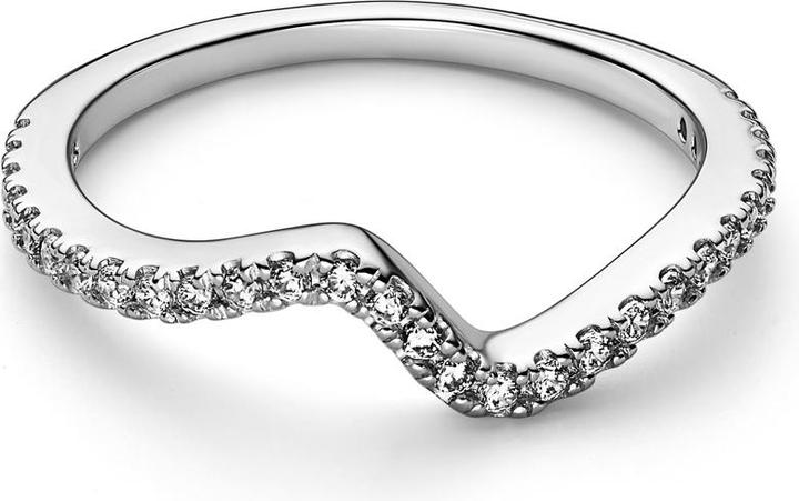 Produktbild Pandora Funkelnde Welle Ring (52, 925 Silber)