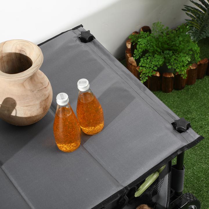 Image du produit Outsunny Chariot à bras avec poches latérales