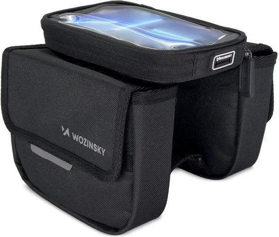 Actual product image iLike frame bike bag bicycle pannier waterproof phone case 1.5l (1.50 l, Frame bag)
