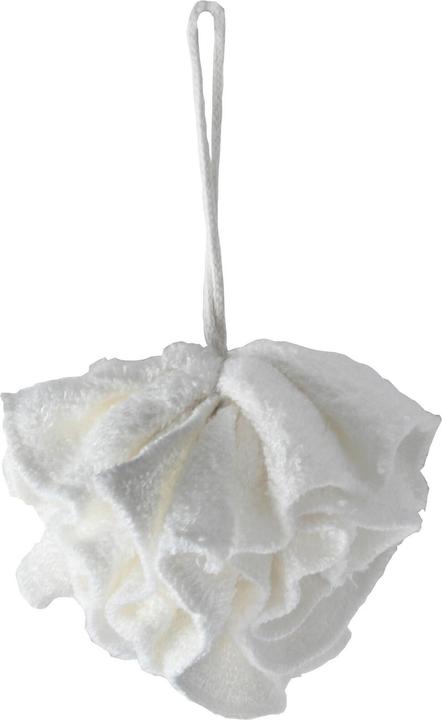 Produktbild MSV Duschschwamm aus Bambus 13 x 13 cm, Weiss