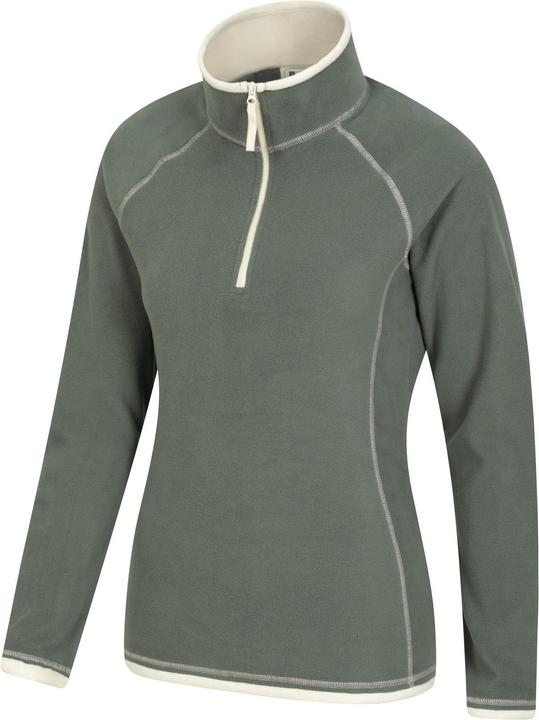 Actual product image Mountain Warehouse Womens/Ladies Montana Half Zip Fleece Top (48 D)