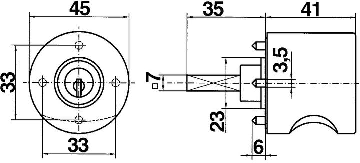 Image du produit Heusser Olive cylindrique 3413