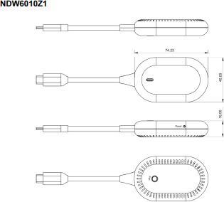 Actual product image Bluechip Wireless Display Dongle HDMI (NWD6000)