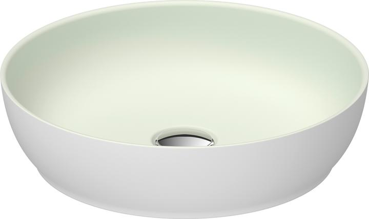 Produktbild Duravit Sivida Aufsatzwaschtisch, rund, 400x400mm, ohne Hahnloch, ohne Überlauf (400 mm, 400 mm)