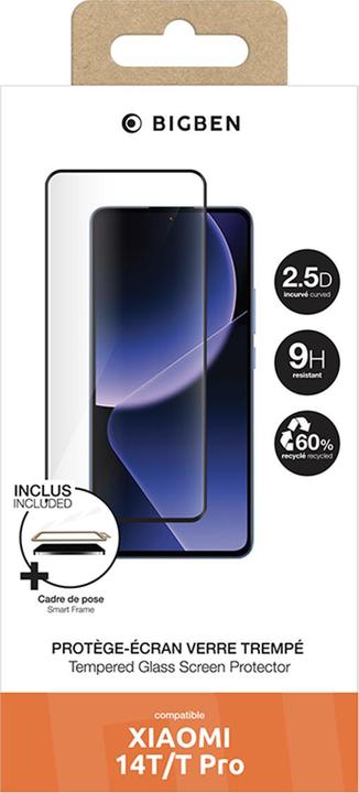 Immagine prodotto Bigben Gehärtetes Glas 2.5D 9H (1 Pezzo/i, Xiaomi Redmi 14C, Xiaomi 14T Pro)
