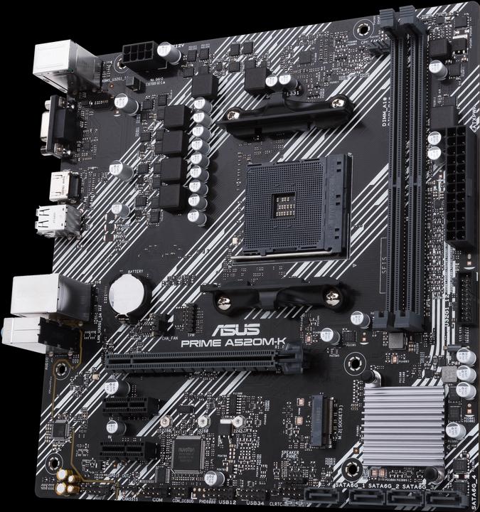 Produktbild ASUS Prime A520M-K (AM4, AMD A520, mATX)