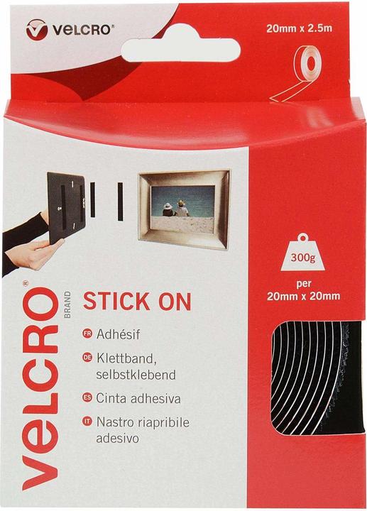 Actual product image Velcro brand Stick On Velcro (20 mm)
