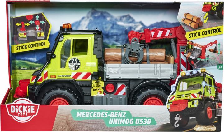 Produktbild Dickie Mercedes Benz Unimog U530 für Waldarbeiten