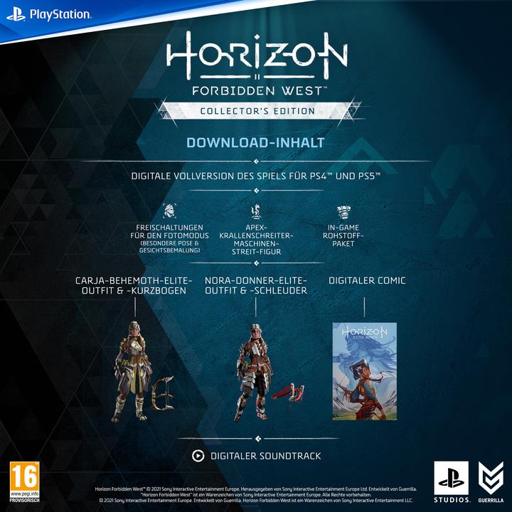 Actual product image Sony Horizon Forbidden West Collectors Edition (PS5, PS4, EN)