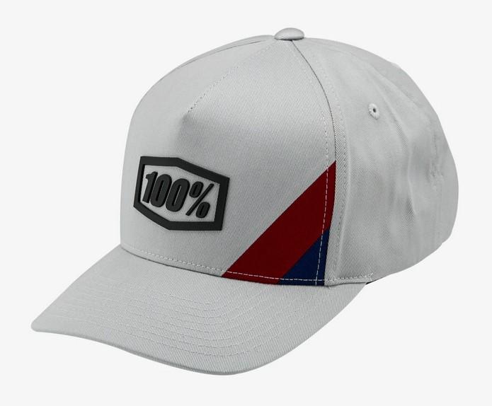 Image du produit 100% Casquette Cornerstone X-Fit Snapback (gris clair)