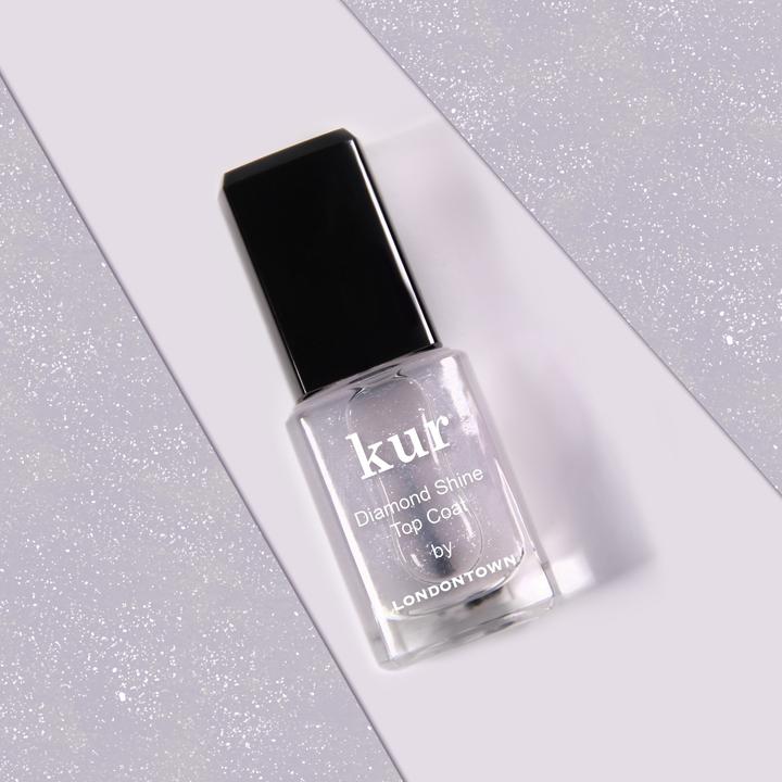 Actual product image Londontown Cure - Diamond Shine Top Coat (Transparent, Top coat)