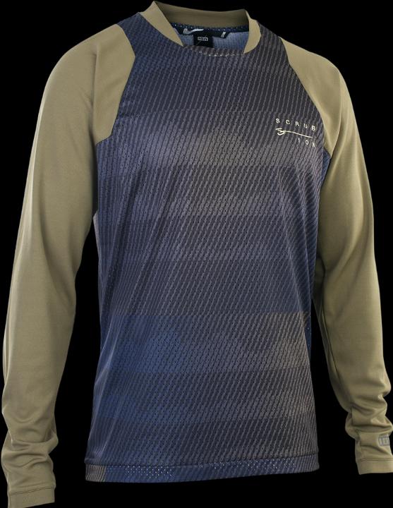 Produktbild ION Bike Jersey Scrub LS men - dark-mud (48)