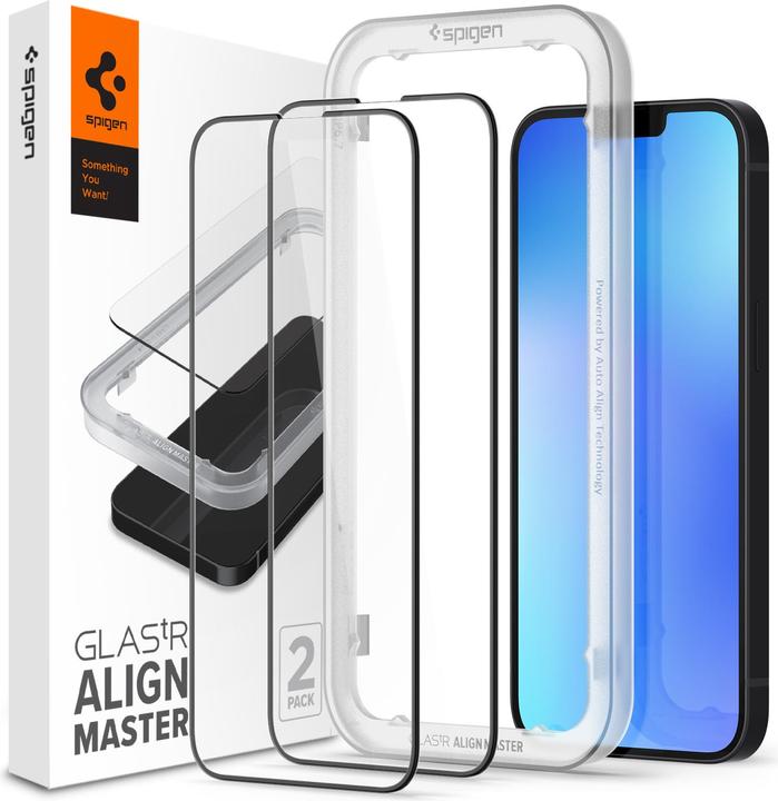 Spigen AGL03387 Handy-Schutzhülle (6.1 Zoll) Cover (1 Stück, Apple iPhone 13)