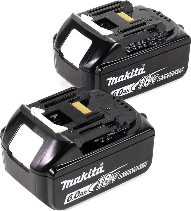 Actual product image Makita DGA 900 GKX2 Battery Angle Grinder 36V ( 2x18V ) 230mm Brushless + 2x Battery 6,0Ah + Ezynut + (230 mm)