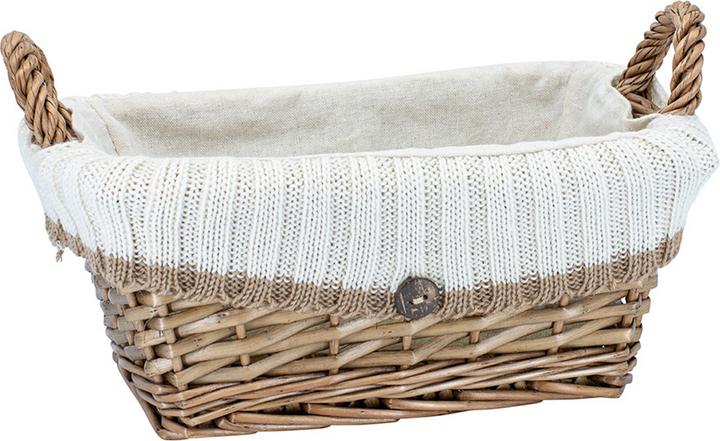 Image du produit Kadastar Corbeille à pain nordique brun/blanc