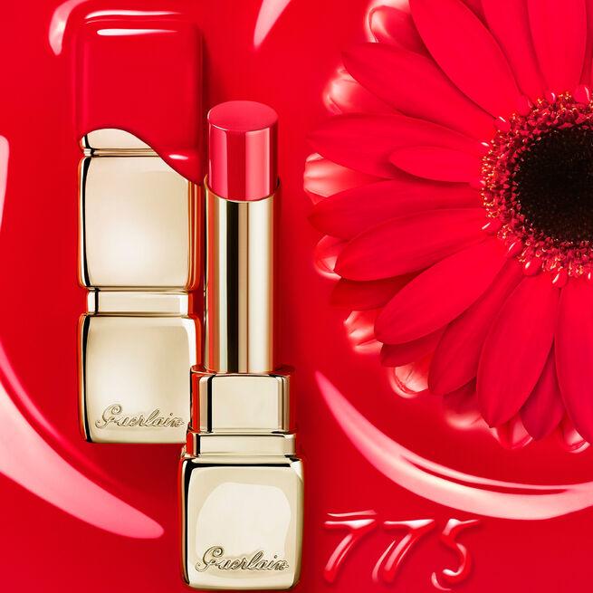 Actual product image Guerlain KissKiss Shine Bloom No 775 (775 Poppy Kiss)