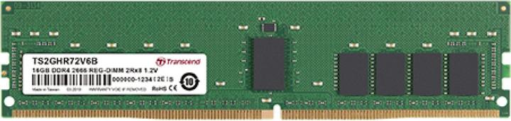 Transcend 16GB DDR4 2666 Registered DIMM 2Rx8 1Gx8 CL19 1.2V (2 x 8GB, 2666 MHz, DDR4-RAM, DIMM)