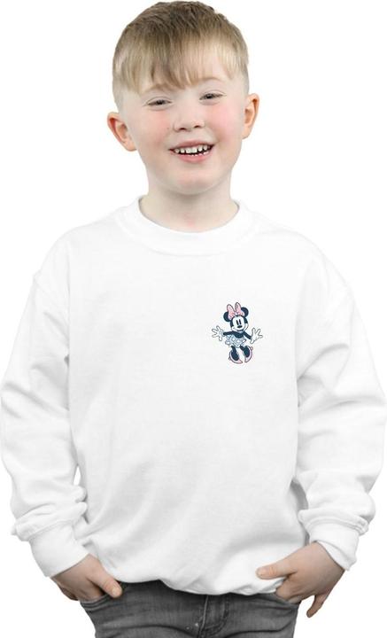 Actual product image Disney Boys Minnie Mouse Dancing Chest Sweatshirt (140, 146)