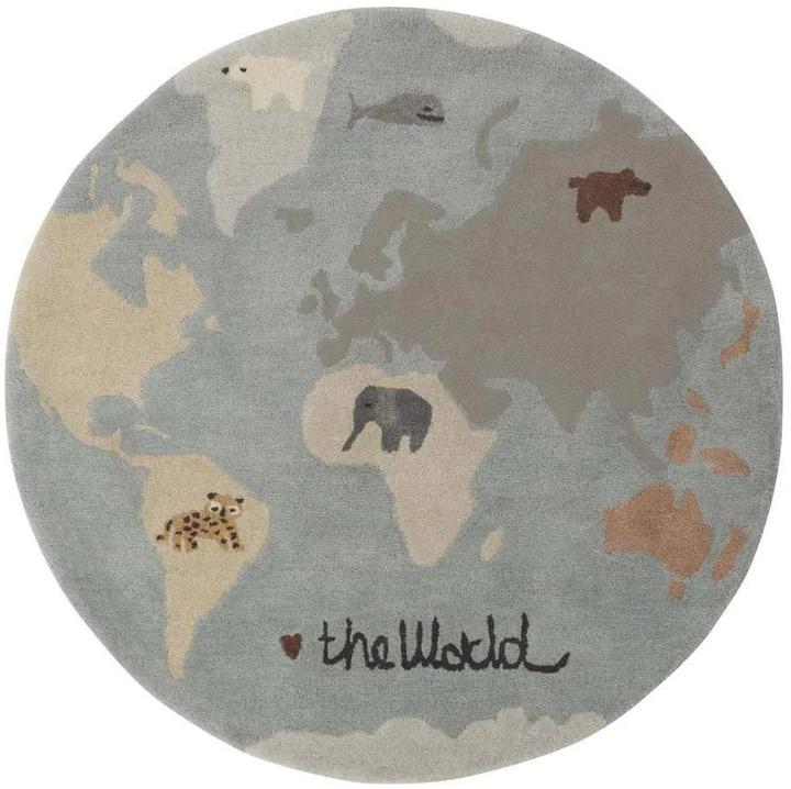 Image du produit Oyoy Le monde du tapis touffeté (120 x 120 cm)