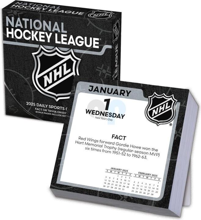 Immagine prodotto NHL - All Team - Calendario da tavolo 2025 (Spagnolo, Italiano, Inglese, Tedesco, Francese)