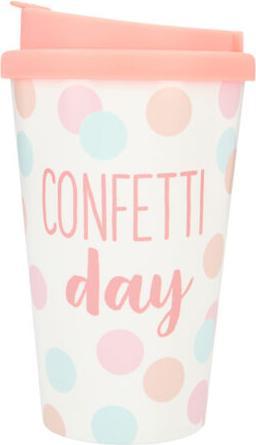Actual product image Magni To-go mug with Confetti Day slogan