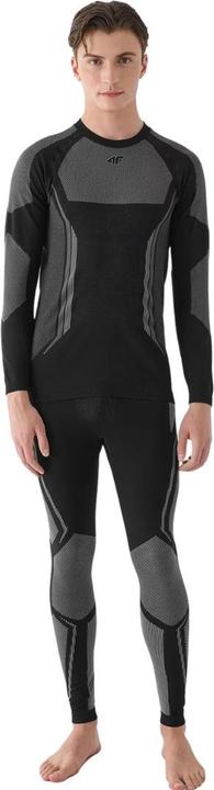 Actual product image 4F Legginsy termoaktywne męskie M166 głęboka czerń 4FWAW24USEAM166 20S S/M (S/M)