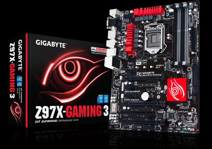 Actual product image Gigabyte GA-Z97X-Gaming 3 (LGA 1150, Intel Z97, ATX)