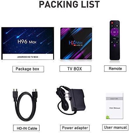 Produktbild Coral Tears Android 10.0 TV-Box, H96 Max 2020