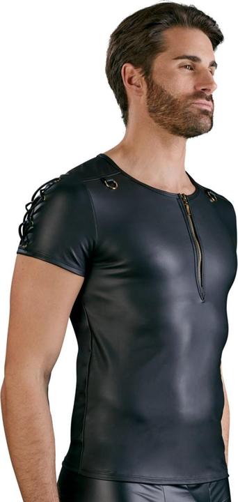 Actual product image Nek Mattlook shirt with zip and lacing (L)