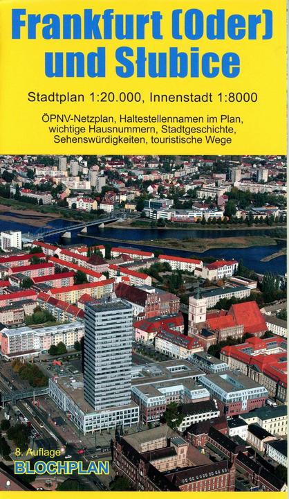 Actual product image Bloch:City map Frankfurt(Oder) Slubice