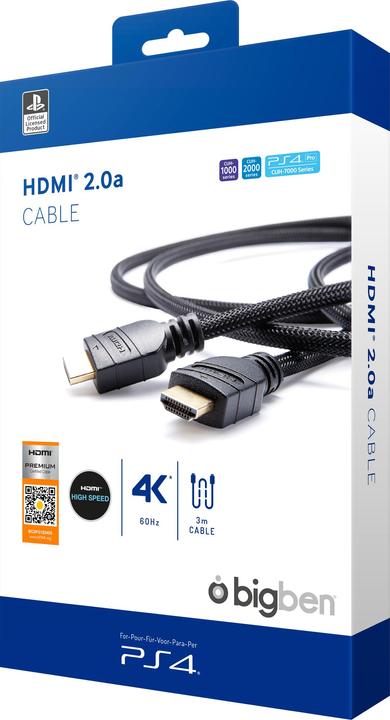 Produktbild Bigben HDMI 2.0a Kabel (0.35 m)