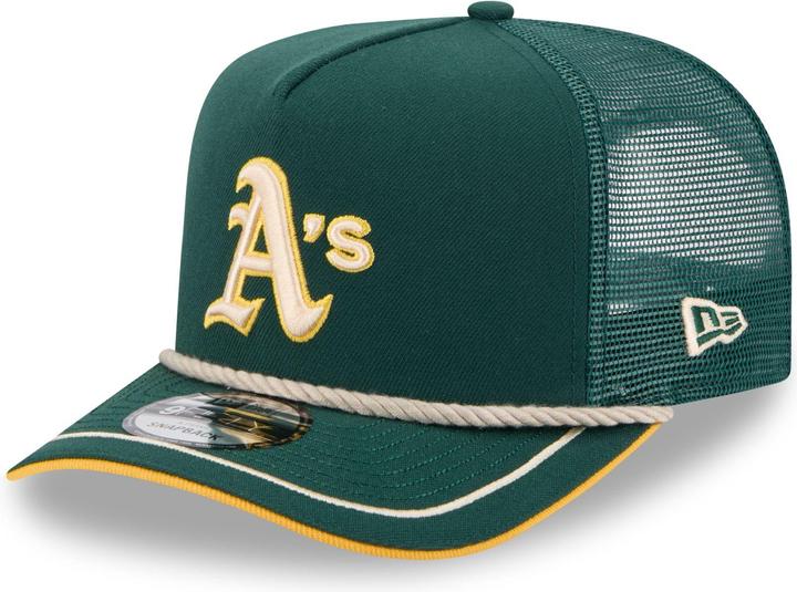 Actual product image New Era 9Fifty Trucker Cap - Vintage Rope Oakland Athletics