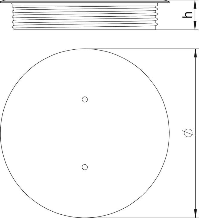 Actual product image OBO Bettermann Blind cover