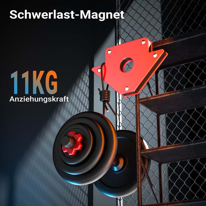 Actual product image Wiltec Welding magnet 11kg Welding angle 120x80x15mm Magnetic angle Welding accessories