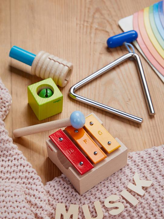 Produktbild Haba Klangspiel Set Klangfreude (Französisch, Deutsch, Italienisch, Englisch)