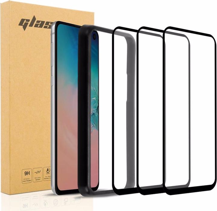Image du produit Cadorabo Verre de protection d'écran plein écran avec aide au montage (3 pièce(s), Samsung Galaxy S10e)