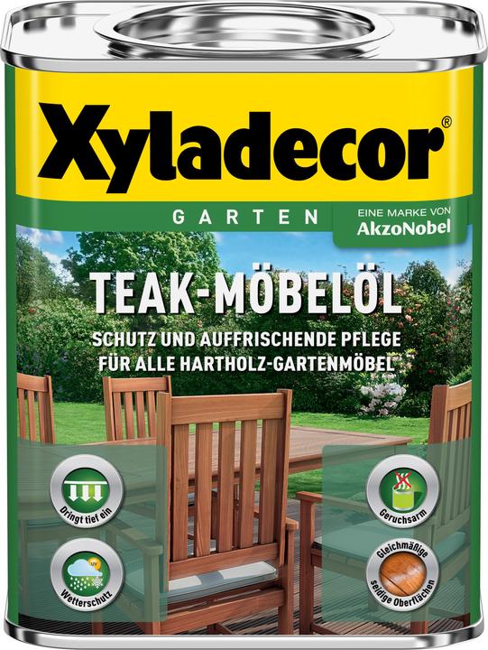 Immagine prodotto Xyladecor Olio per mobili in teak (Teak, 0.75 l)