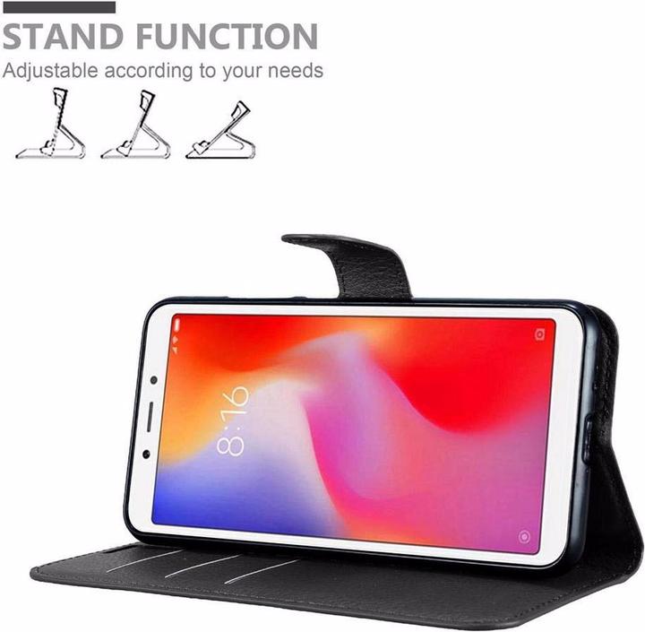 Produktbild Cadorabo Book mit Standfunktion Cover (Xiaomi Redmi 6A)