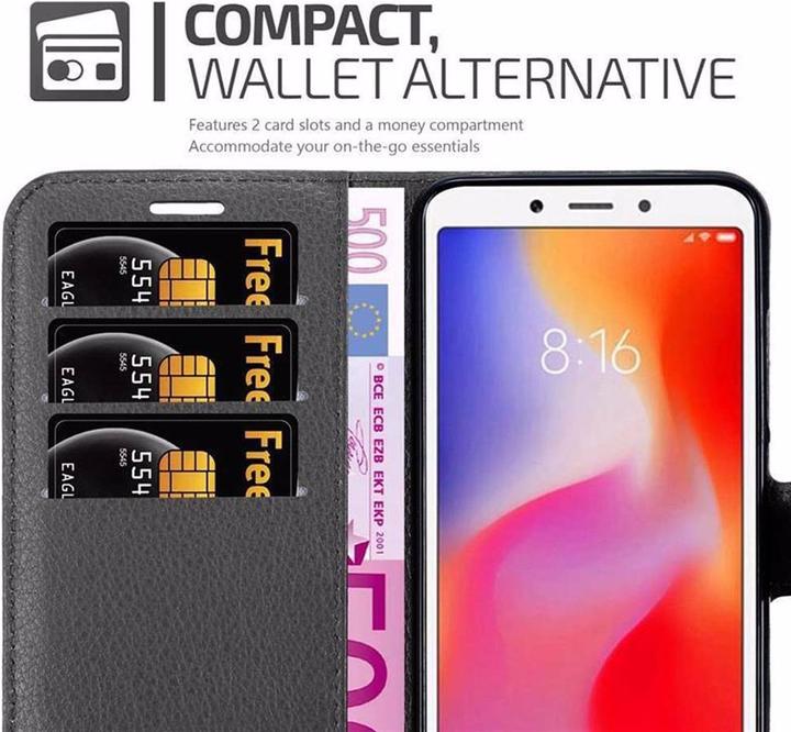 Produktbild Cadorabo Book mit Standfunktion Cover (Xiaomi Redmi 6A)