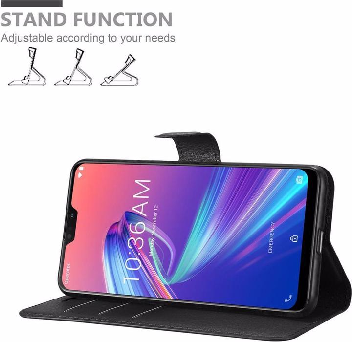 Produktbild Cadorabo Book mit Standfunktion Cover (Asus Zenfone Max Pro (M2))